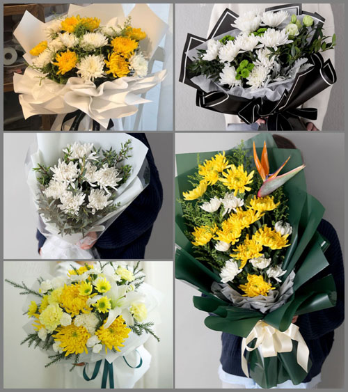 重庆沙坪坝区回龙坝镇白事花束代送